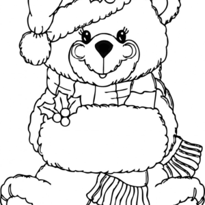 Teddy bear coloring pages printable for free download