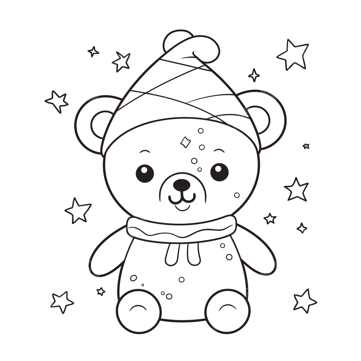An image of a cute teddy bear coloring page outline sketch drawing vector bear drawing wing drawing ring drawing png and vector with transparent background for free download