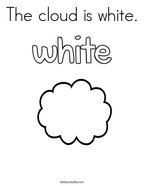 White coloring pages