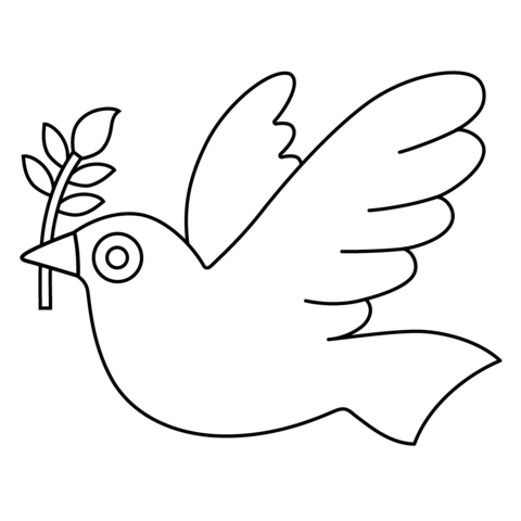 Dove emoji coloring page free printable coloring pages