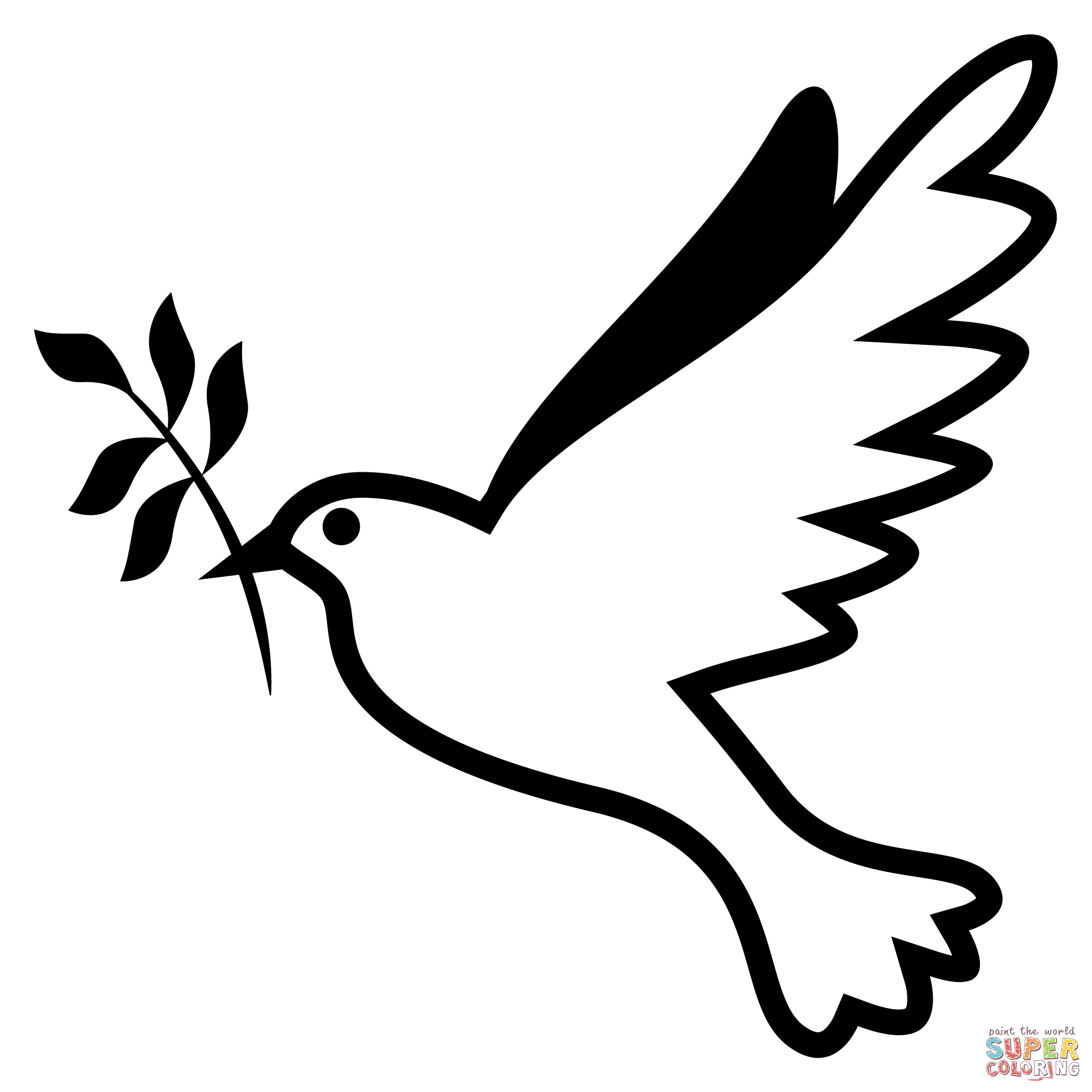 Dove emoji coloring page free printable coloring pages