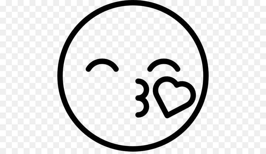 Emoji black and white png download