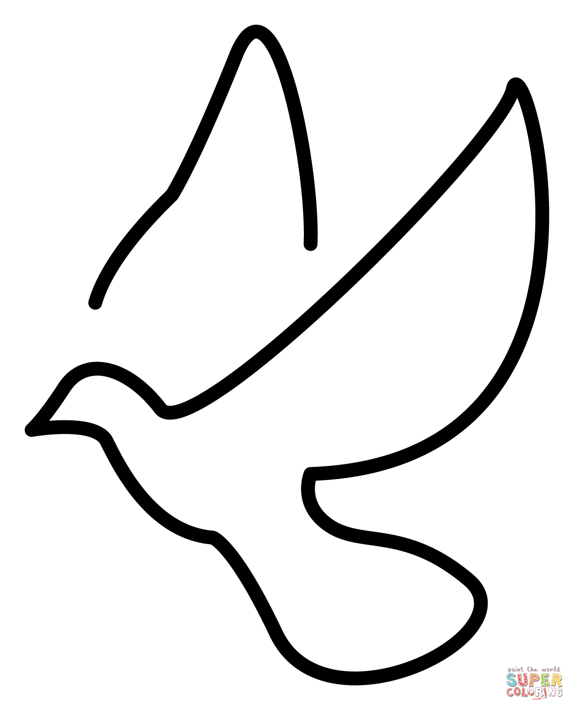 Dove emoji coloring page free printable coloring pages