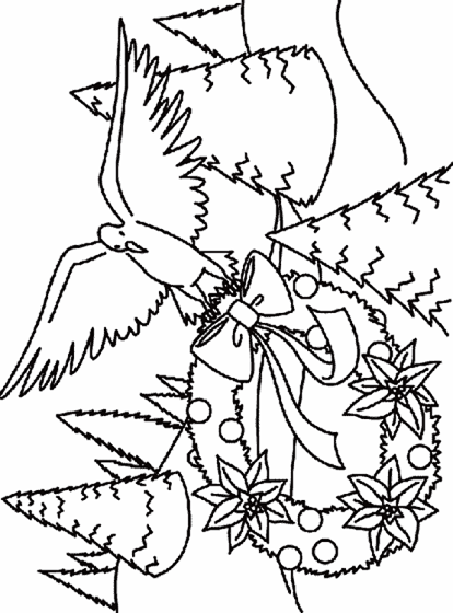 Winter warmth coloring page