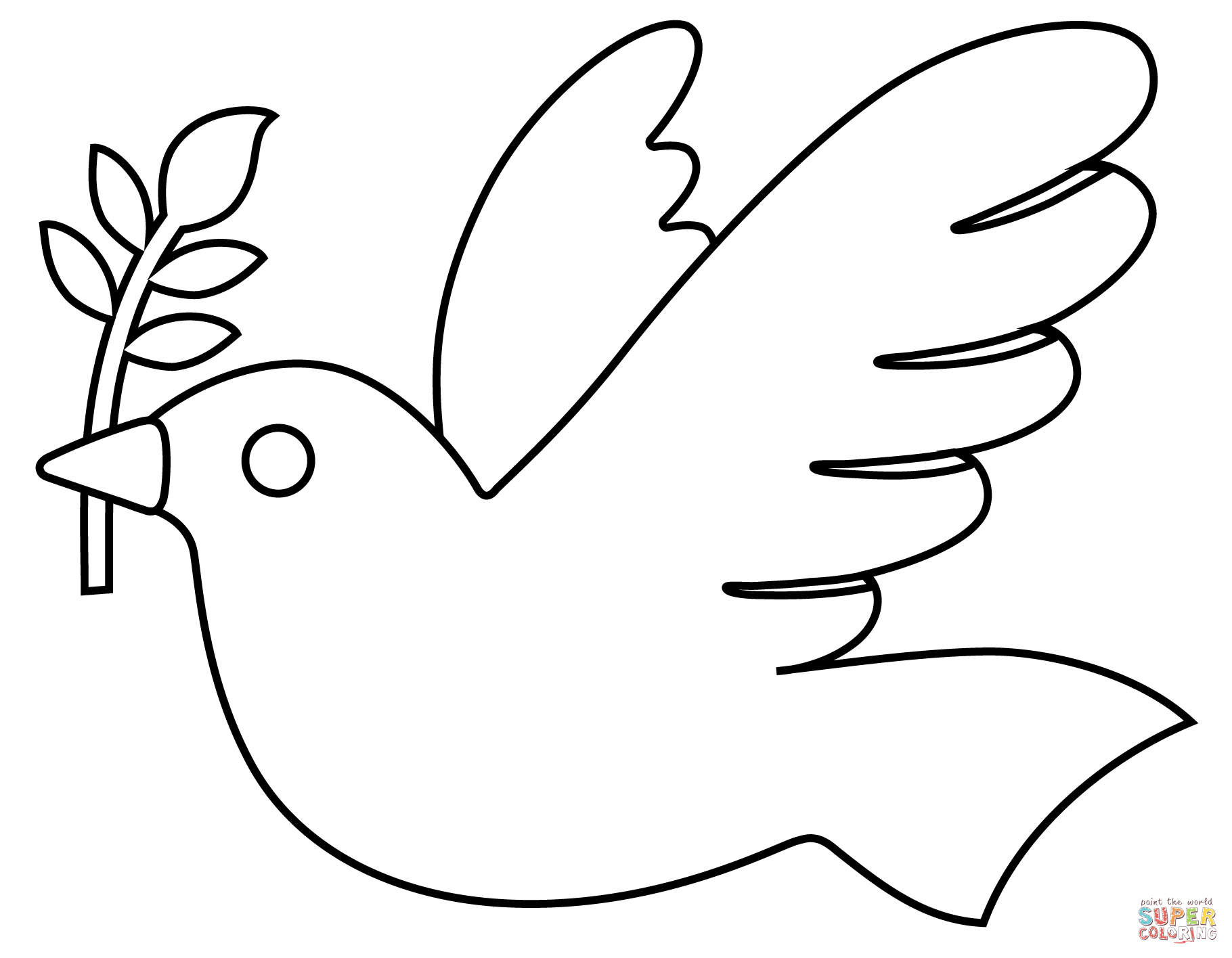 Dove emoji coloring page free printable coloring pages