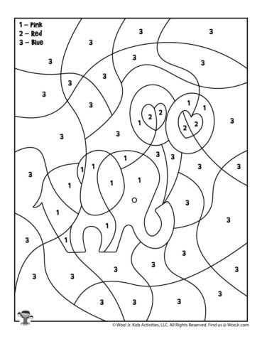 Elephant valentines day printable coloring page for kids woo jr kids activities childrens publishing valentine coloring elephant valentine printable coloring pages