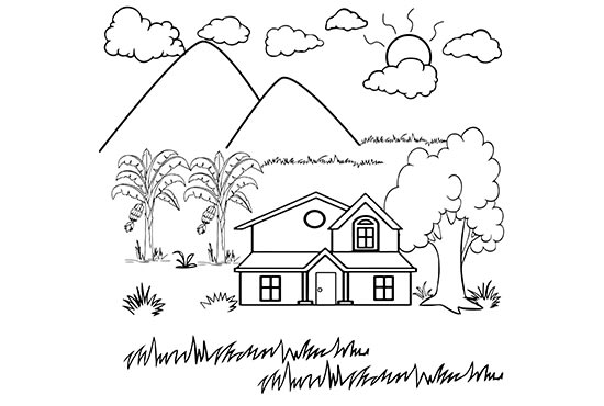 Make kids coloring book pages and line art by dipuad
