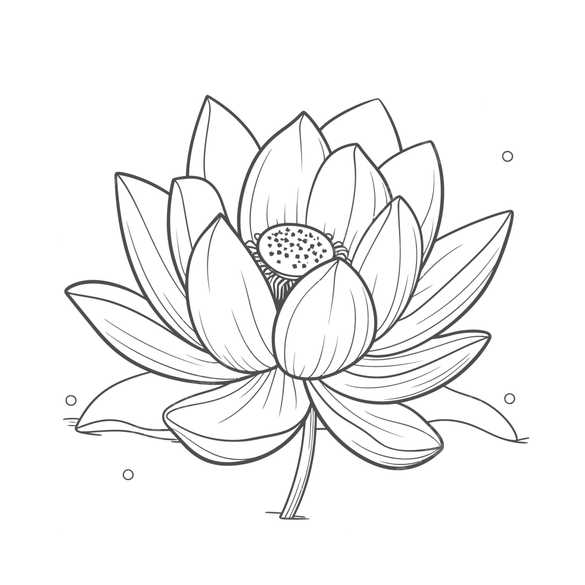 White lotus flower vector art png images free download on