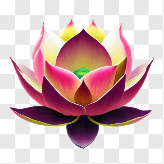 Download lotus flower symbolizing peace and happiness png online