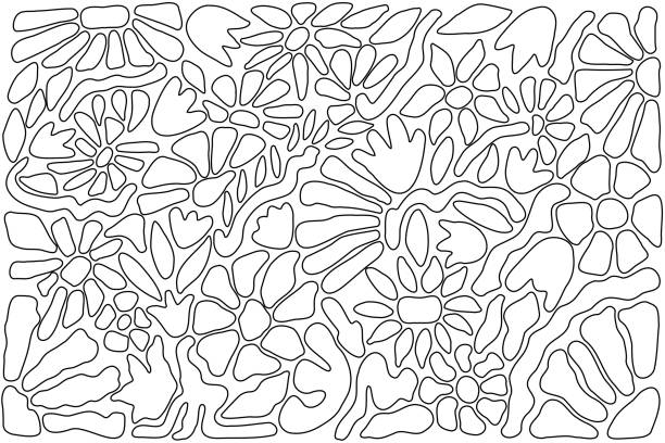 Cool coloring pages stock illustrations royalty
