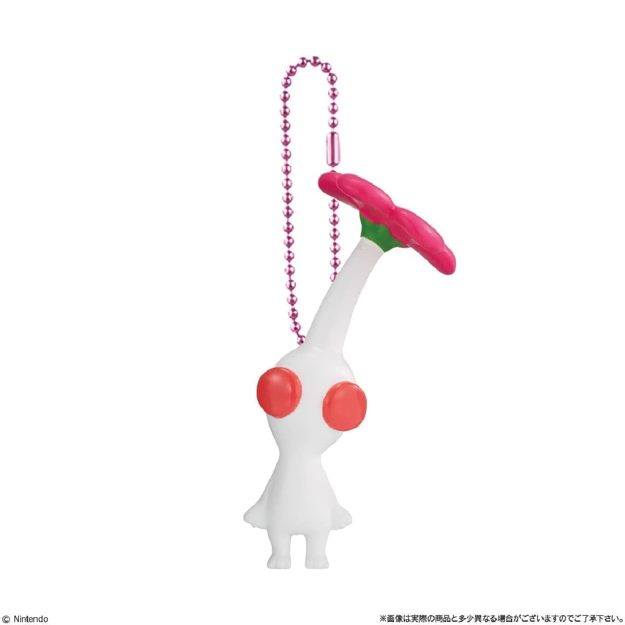 Pikmin mascot fruit gummies pikmin with a cm colored ball chain es in varieties blue yellow red purple white rock and feather i want to take a lot of them