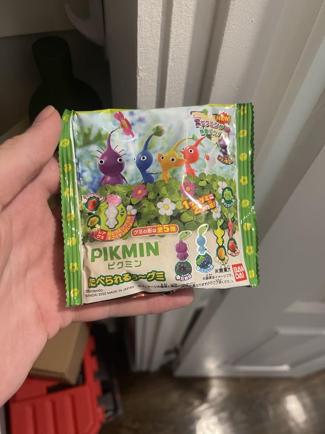 Found these in a grocery store in osaka actually super tasty plus cute design rpikmin