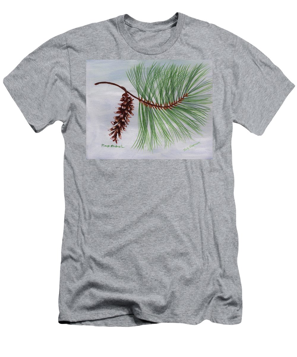 White pine cone and tassel t