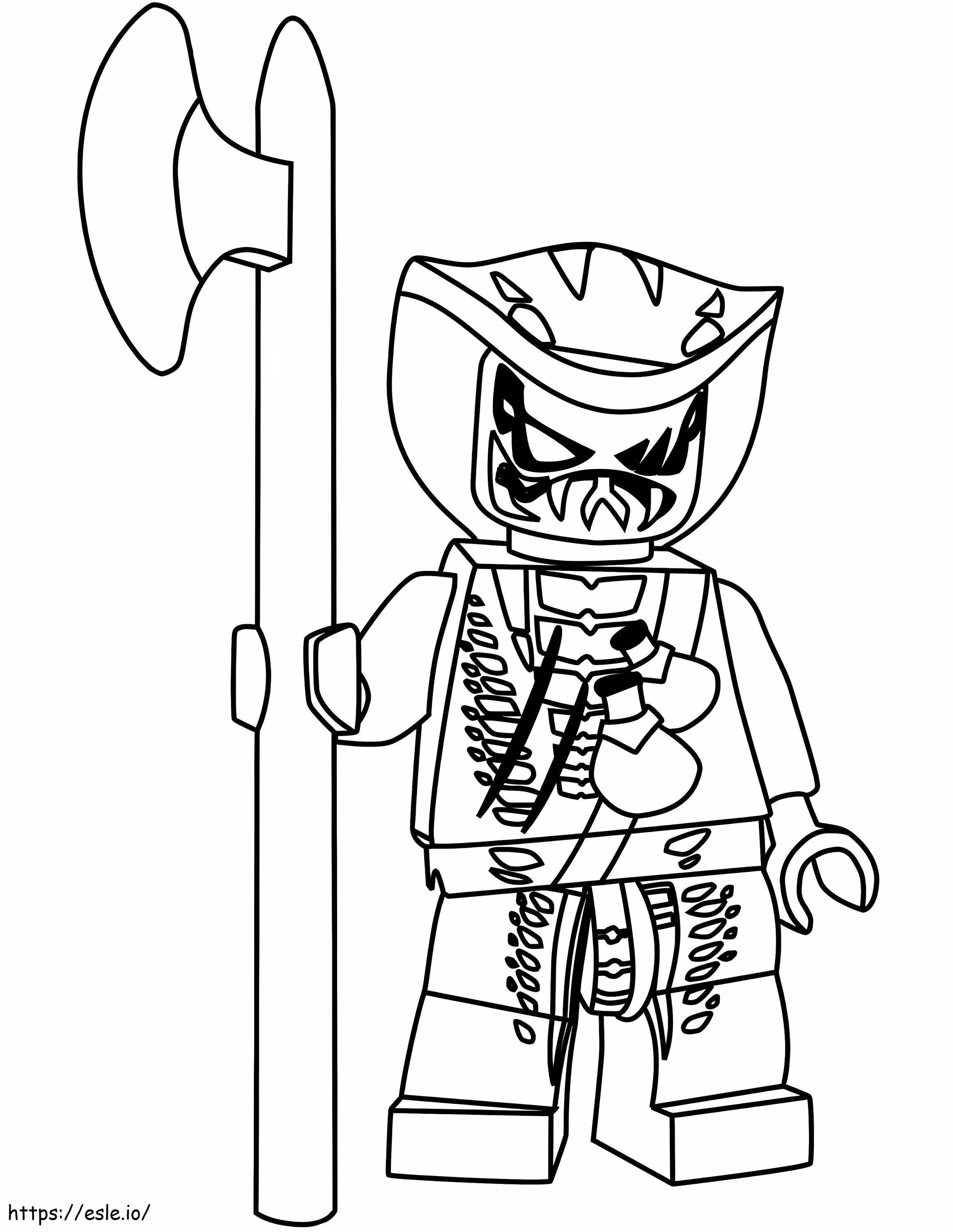 Lego ninjago battaln coloring page