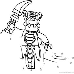 Lego ninjago connect the dots worksheets printable for kids