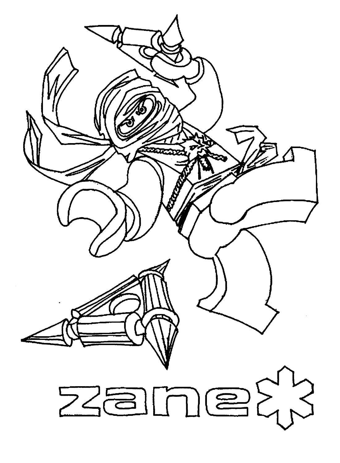 Ninjago coloring pages