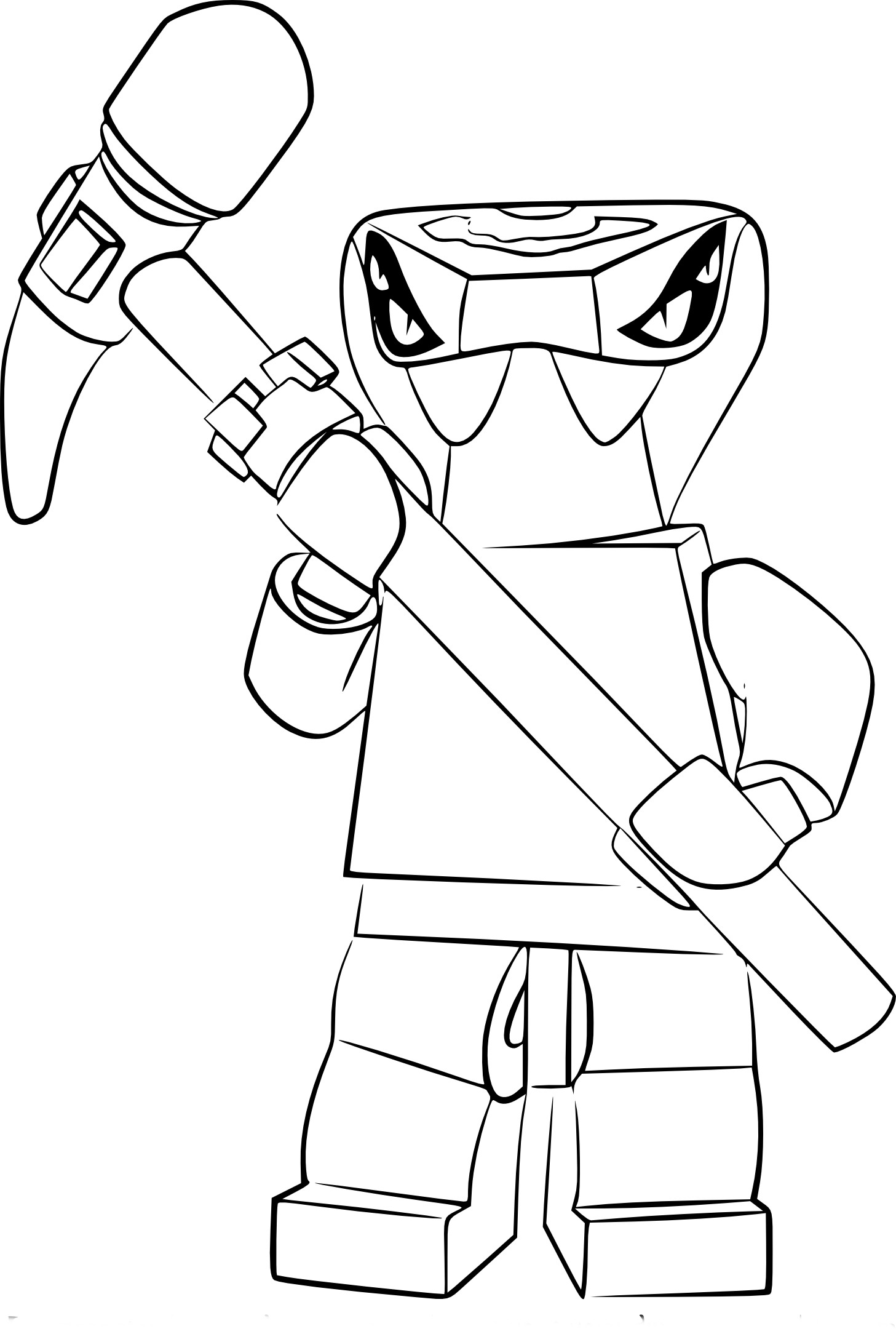Spitta ninjago coloring page