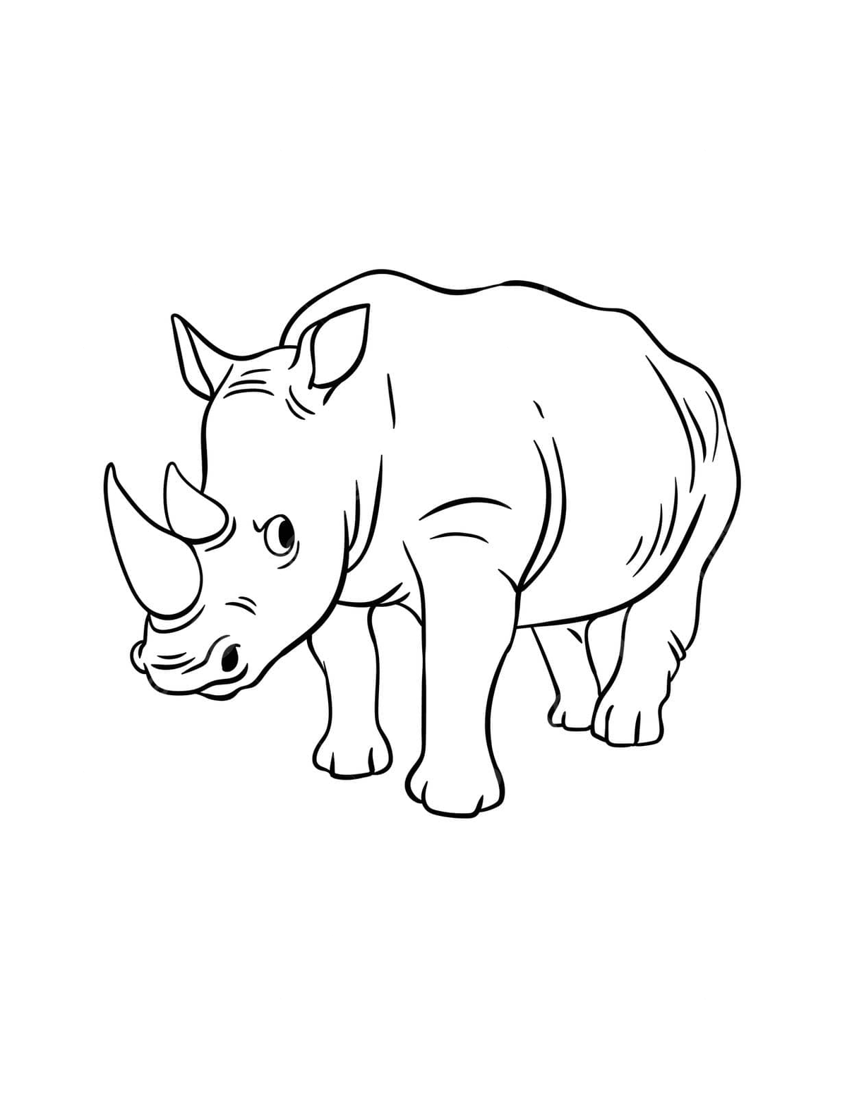 Rhinoceros isolated coloring page for kids africa rhino graphic vector africa rhino graphic png and vector with transparent background for free download