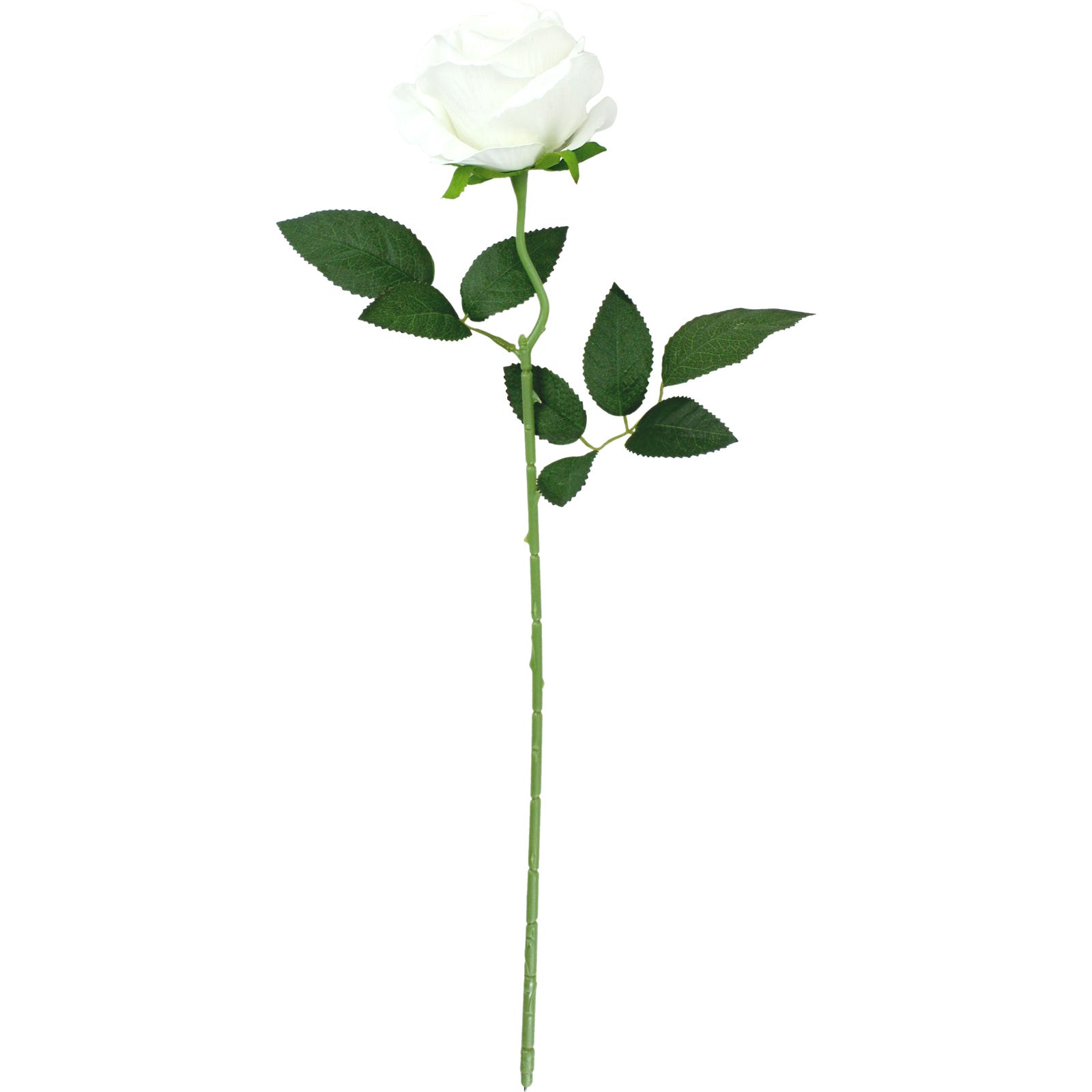 Artificial white rose stem floral party themed party supplies