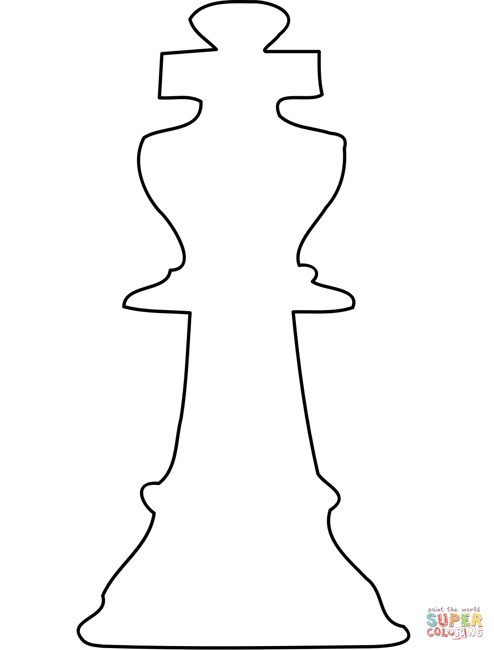 White king coloring page free printable coloring pages