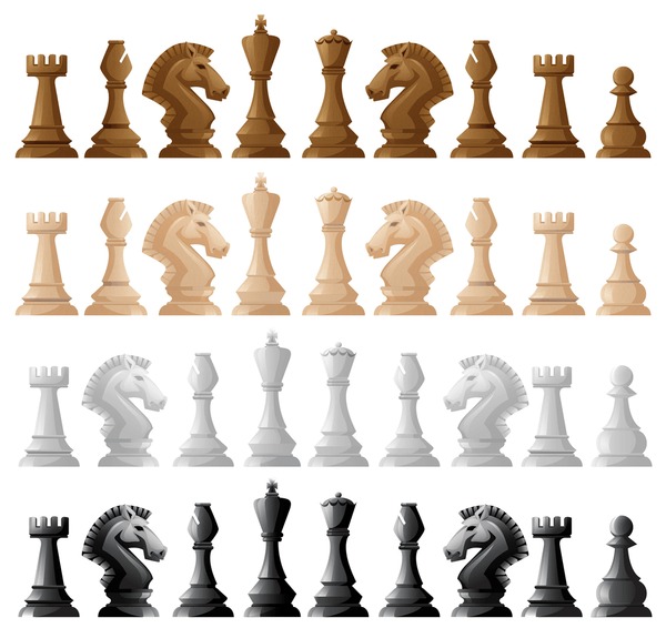 Thousand chess piece character royalty