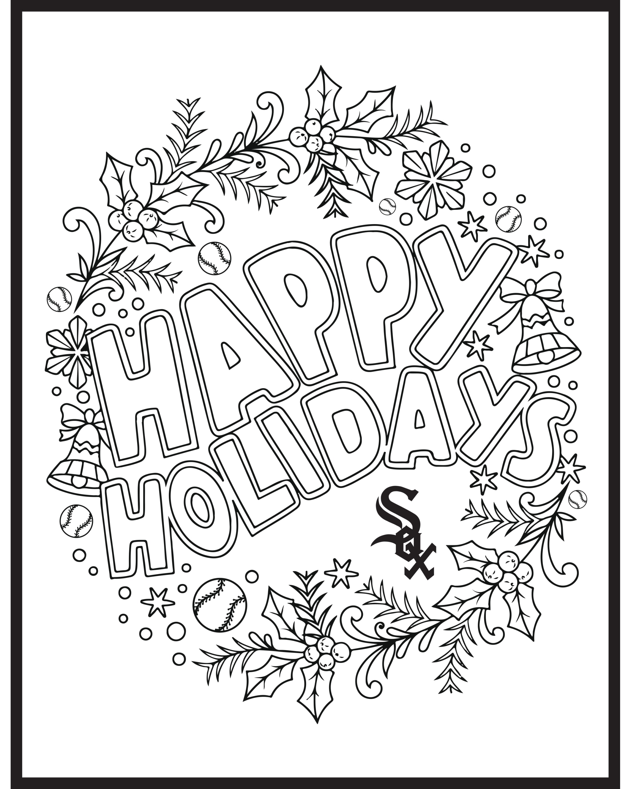 Printable kids worksheets chicago white sox
