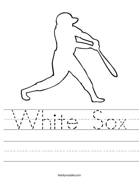 White sox worksheet