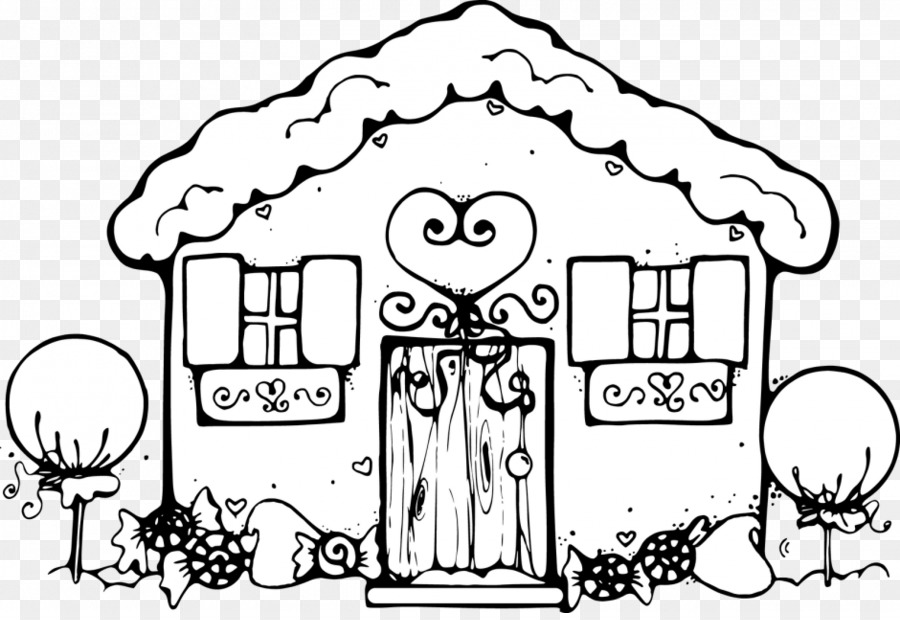 Christmas tree line drawing png download