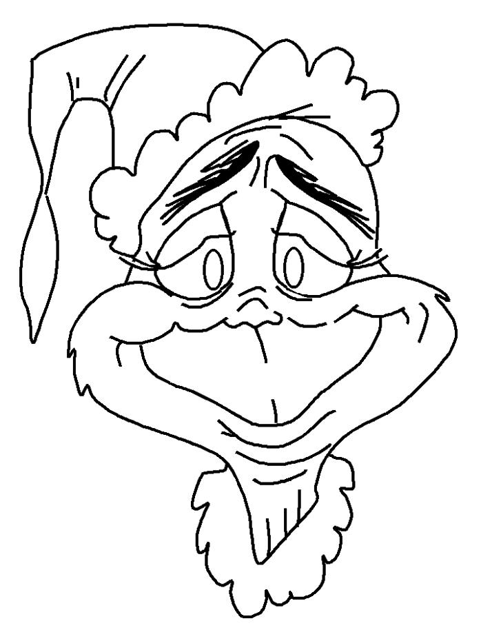 Free printable grinch coloring pages