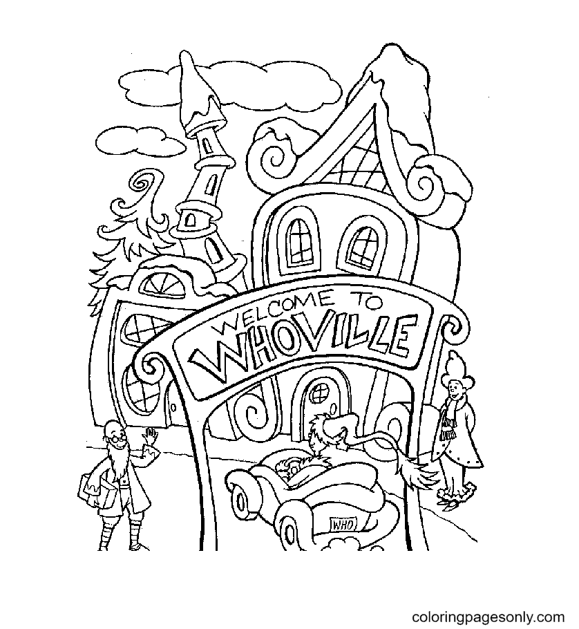 Dr seuss coloring pages printable for free download