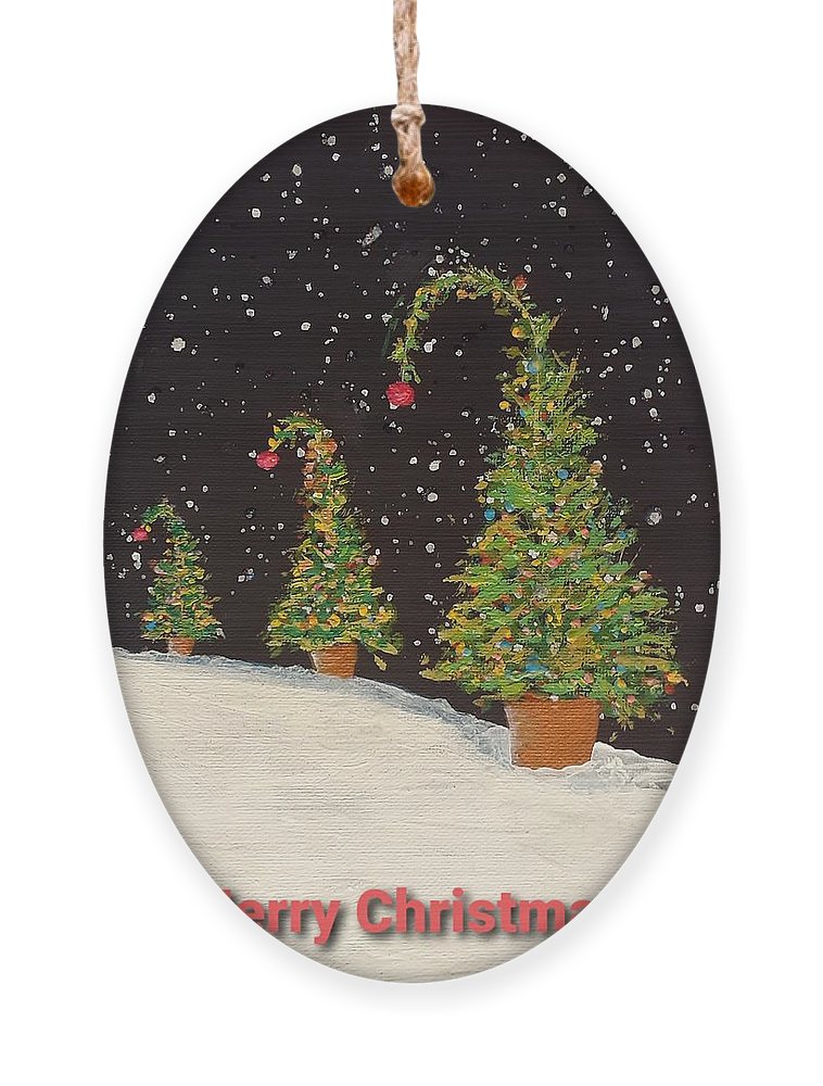 Whoville christmas trees ornament by betty