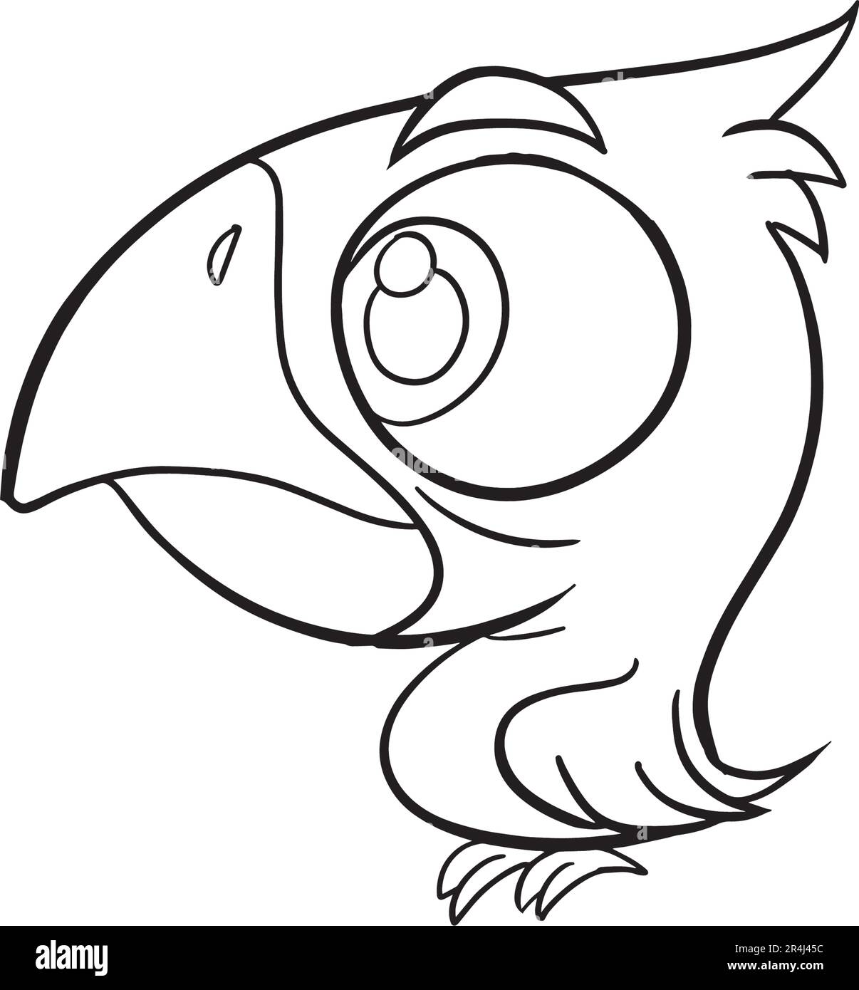 Wicked crow for hallowen party coloring pages halloween coloring page with spooky objects hand drawn cute halloween coloring sheet doodle style stock vector image art
