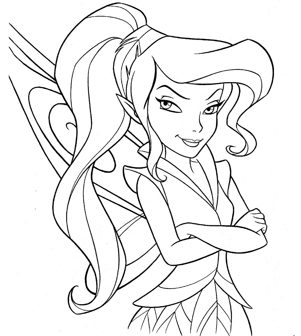Free printable fairy coloring pages for kids