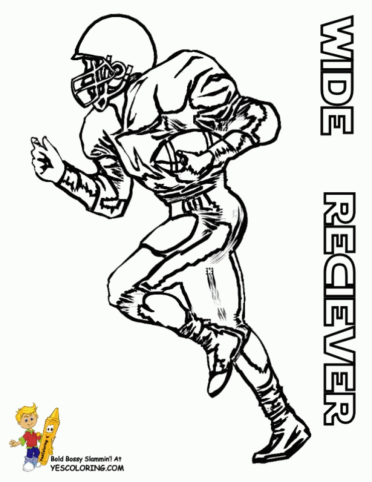 Get this american football player coloring pages to print out