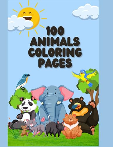 Wild animal coloring pages for kids by bermudez