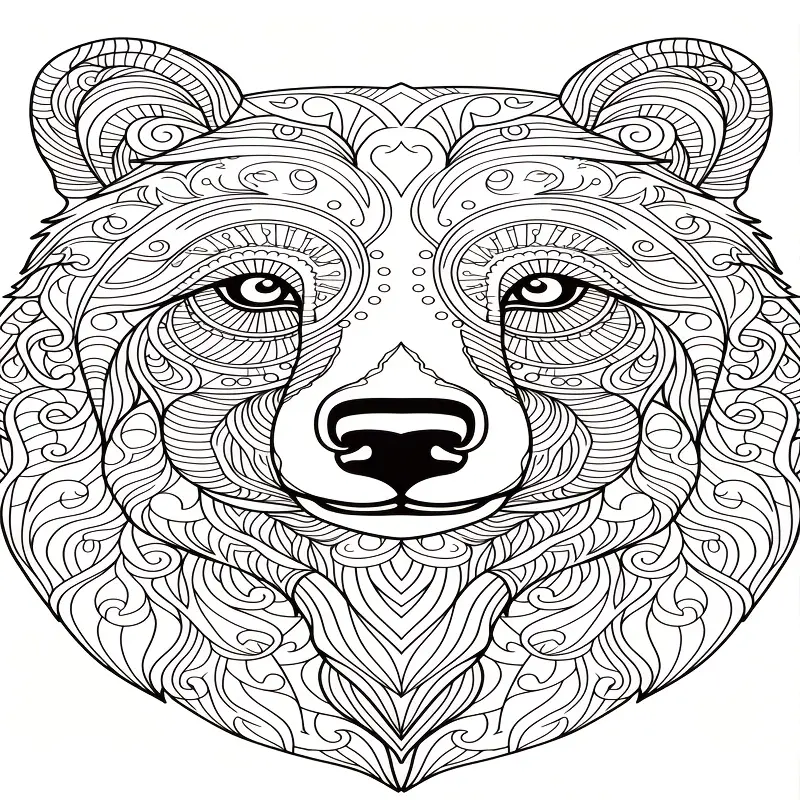 Wild animal coloring book depression coloring book for