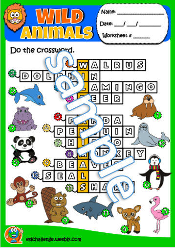 Wild animals set