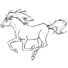 Top free printable horse coloring pages online