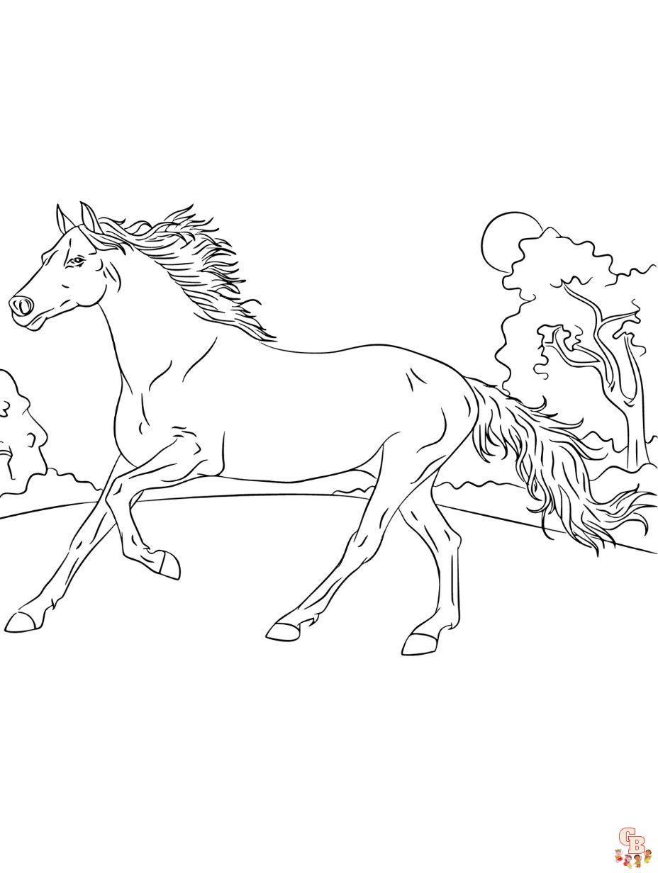 Discover the best horse coloring pages