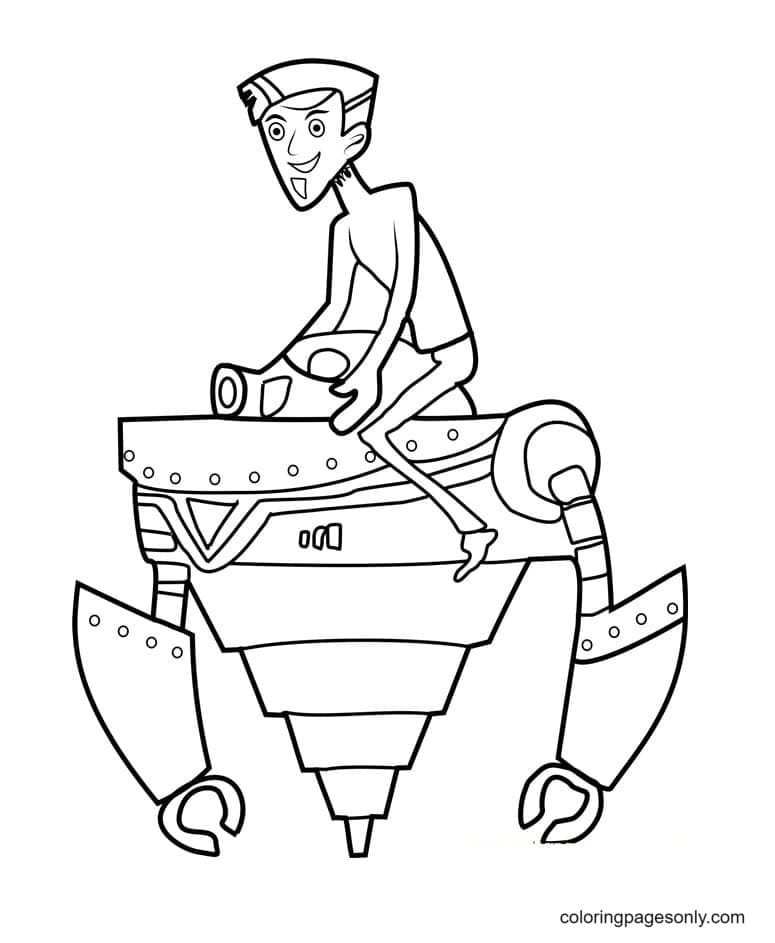 Wild kratts coloring pages