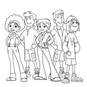 Wild kratts coloring pages printable for free download