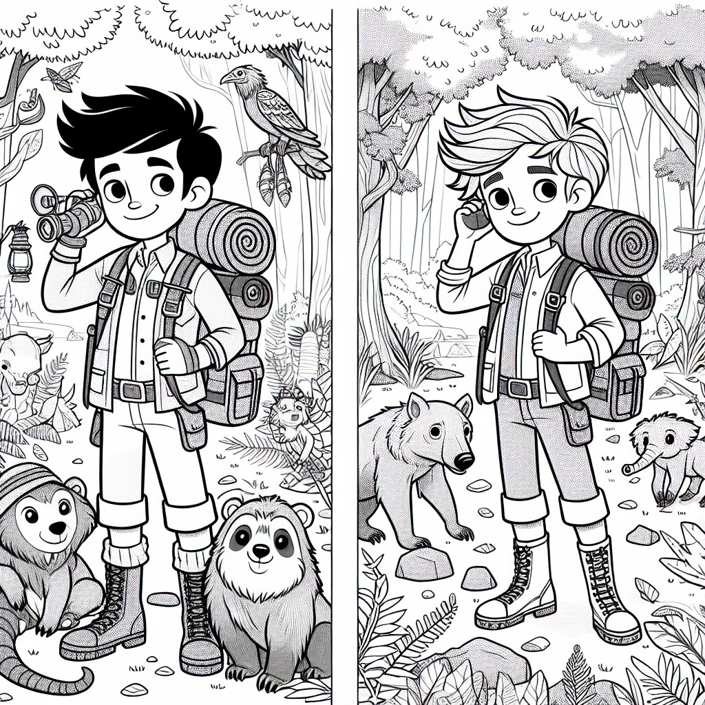 Wild kratts coloring pages â custom paint by numbers