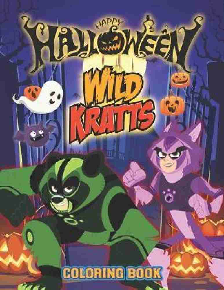 Wild kratts halloween coloring book buy wild kratts halloween coloring book by wld gzaby at low price in india