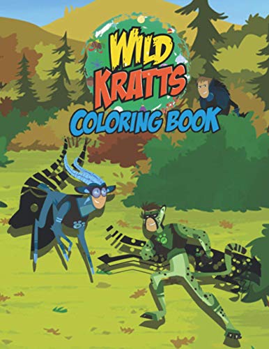 Wild kratts coloring book super gift for kids and fans