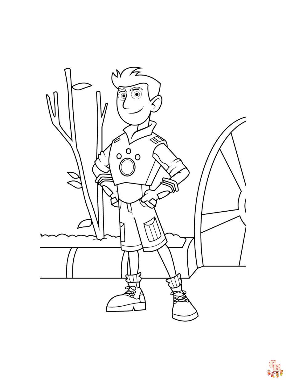 Discover the wild kratts coloring pages join the adventure