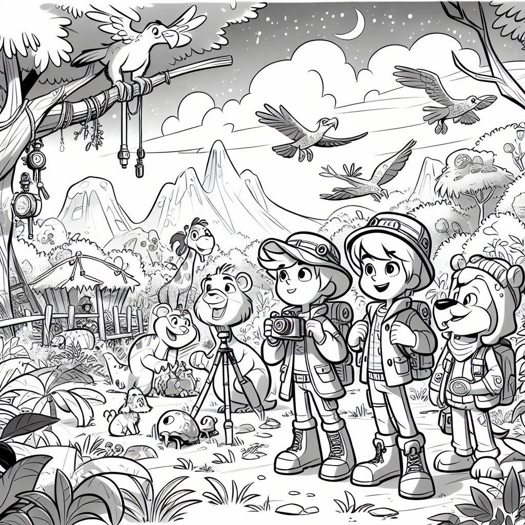 Wild kratts coloring pages â custom paint by numbers