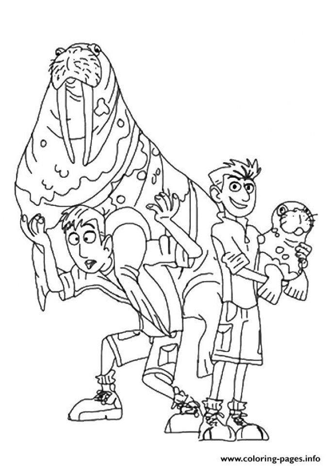 Get this wild kratts coloring pages online hg