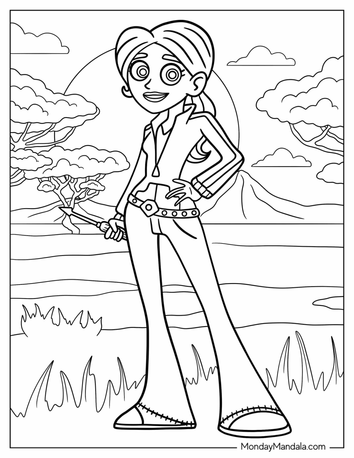 Wild kratts coloring pages free pdf printables