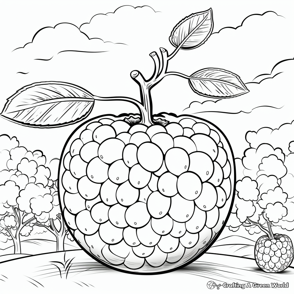 Blackberry coloring pages