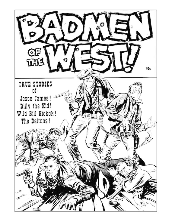 Western wild west coloring book digital download cowboys rodeo sheriff printable adult coloring book kids coloring outlaws horses